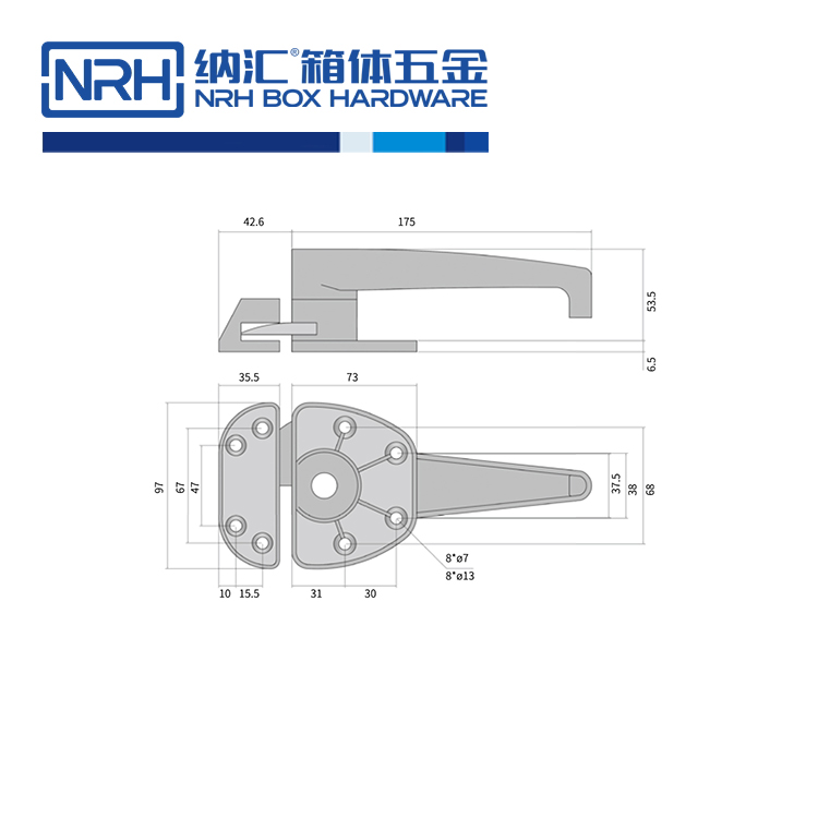 不锈钢烤箱门锁免费看大片的冰柜把手锁扣5755