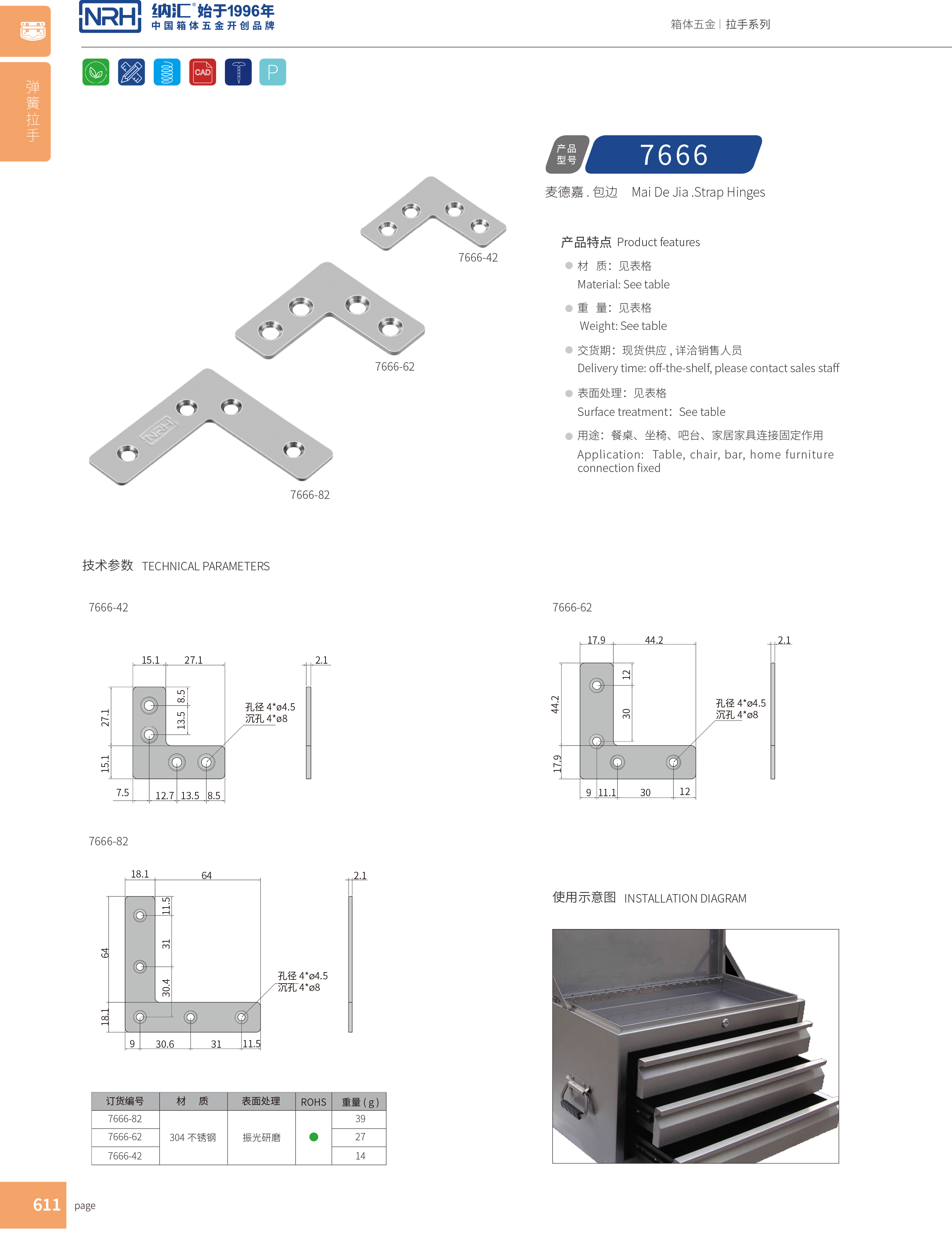 包边7666-42工具箱角码_不锈钢包角_NRH流氓软件下载APP大全免费下载大全包边 