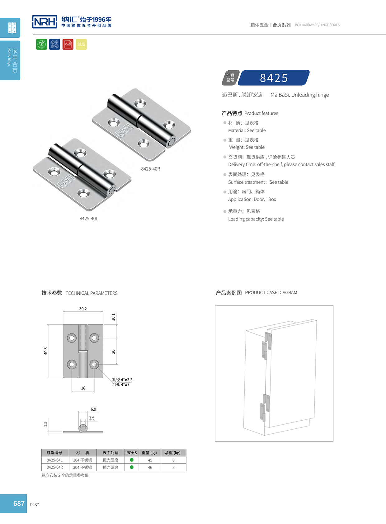 流氓软件下载APP大全免费下载大全/NRH 8425-64-Z 电箱铰链